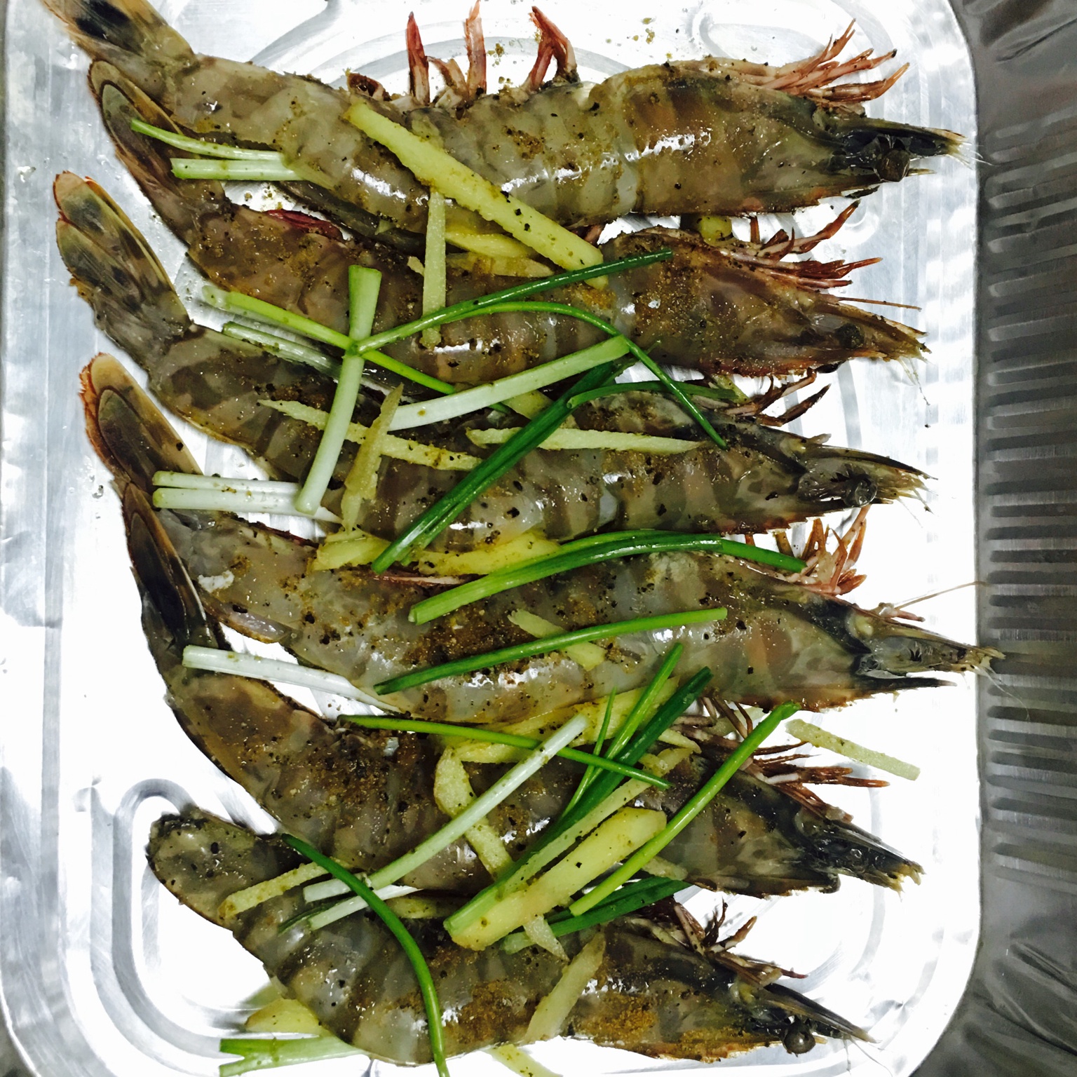 盐烤阿根廷红虾