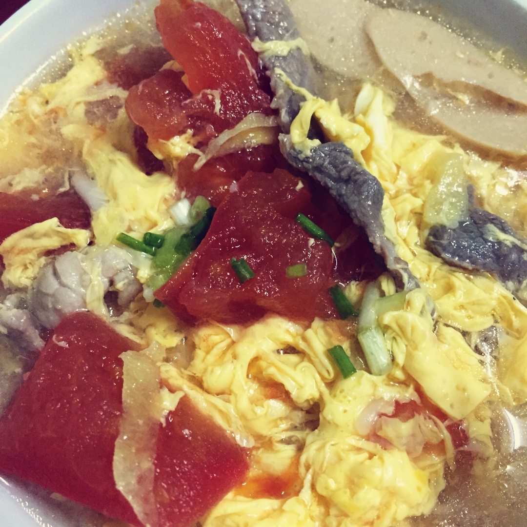 超级入味好吃的番茄鸡蛋面