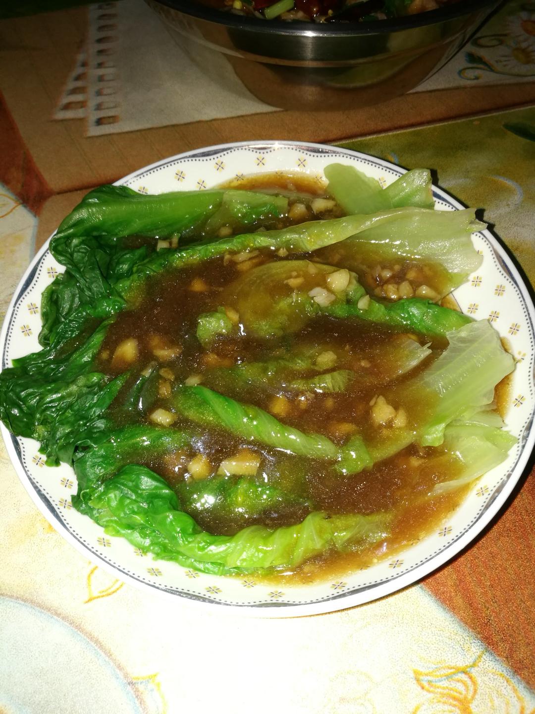 家常菜 蚝油生菜