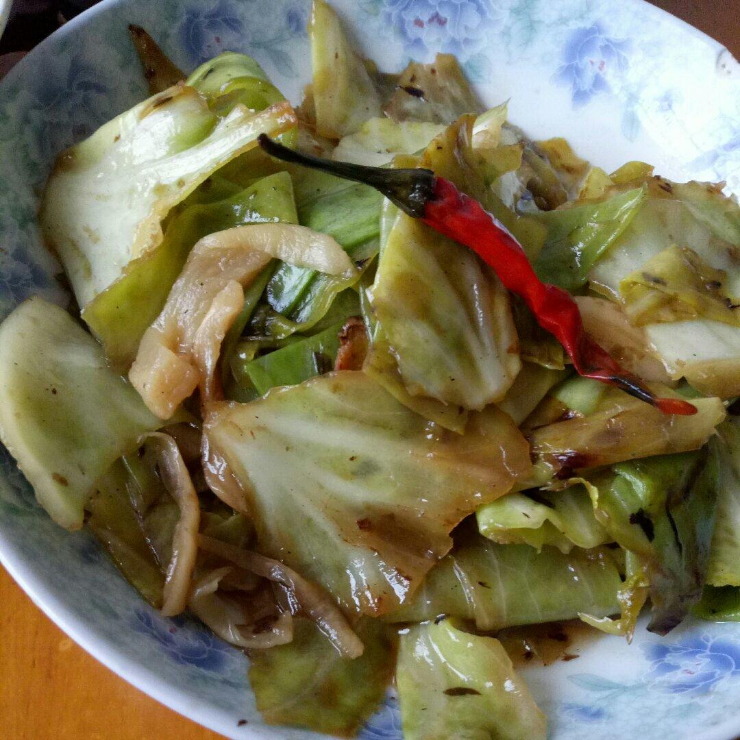 麊鹿做的清炒包菜