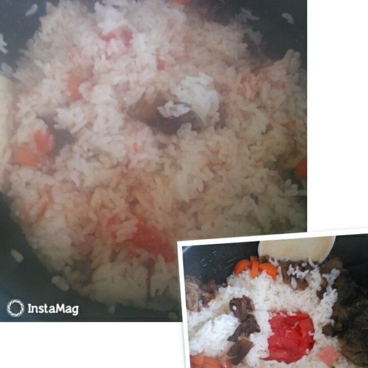 西红柿羊肉电饭煲闷饭，好吃到爆！！