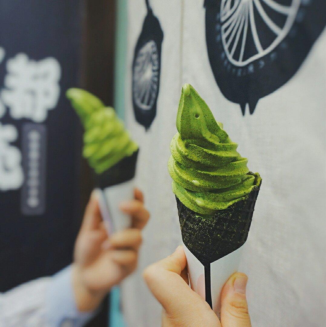 抹茶冰激凌
