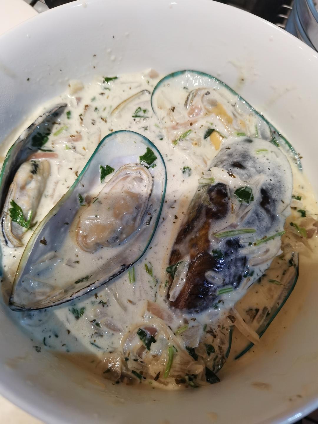 法式奶油青口贝