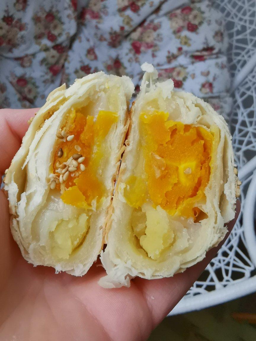 肉松麻薯蛋黄酥💕