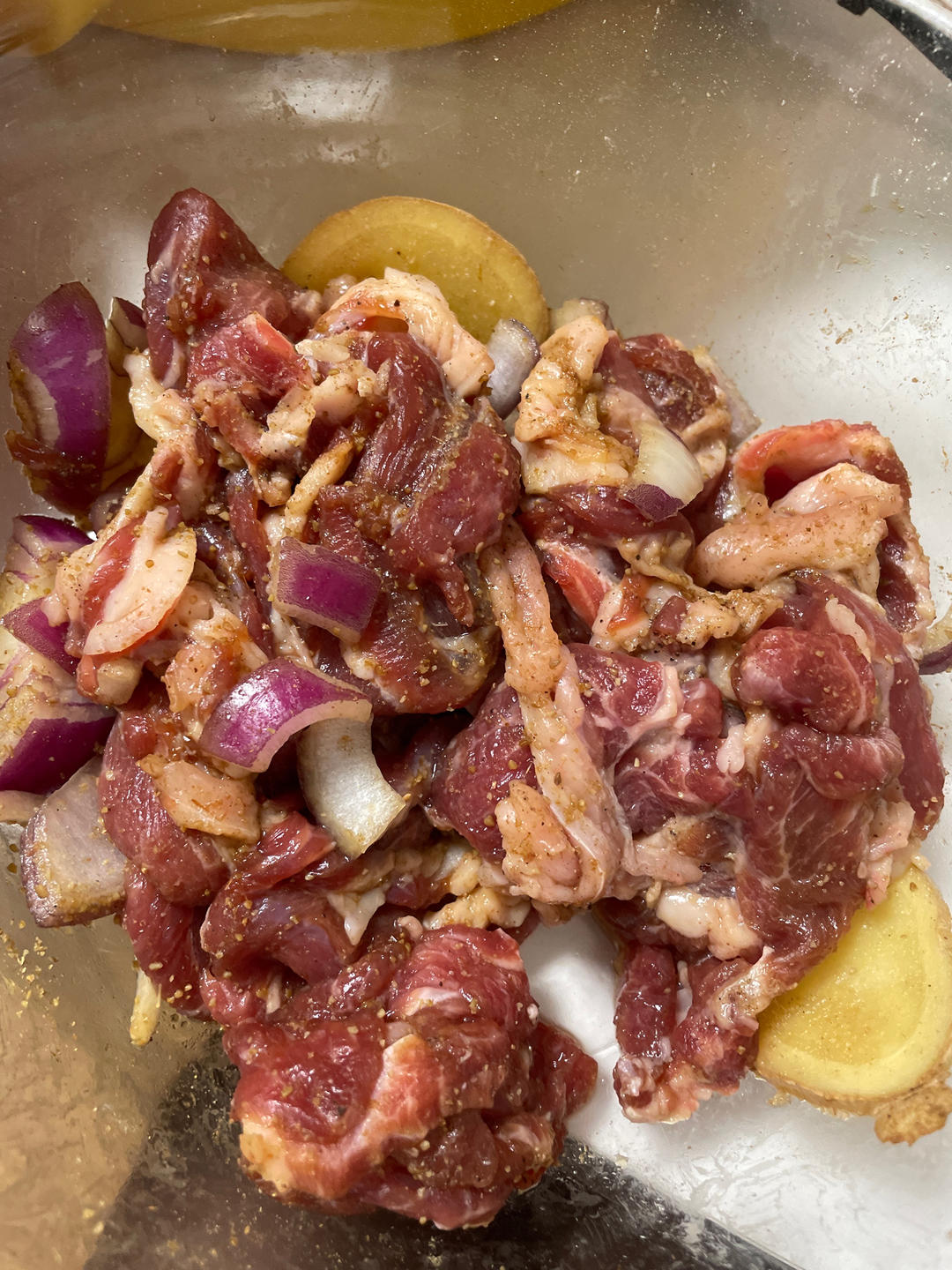 烤肉——腌制羊肉