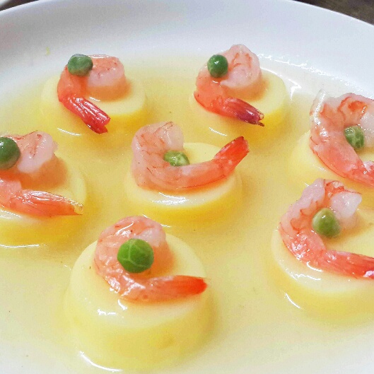 日本豆腐蒸虾仁