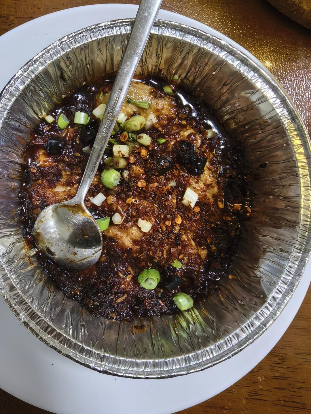 锡纸烤脑花（空气炸锅）