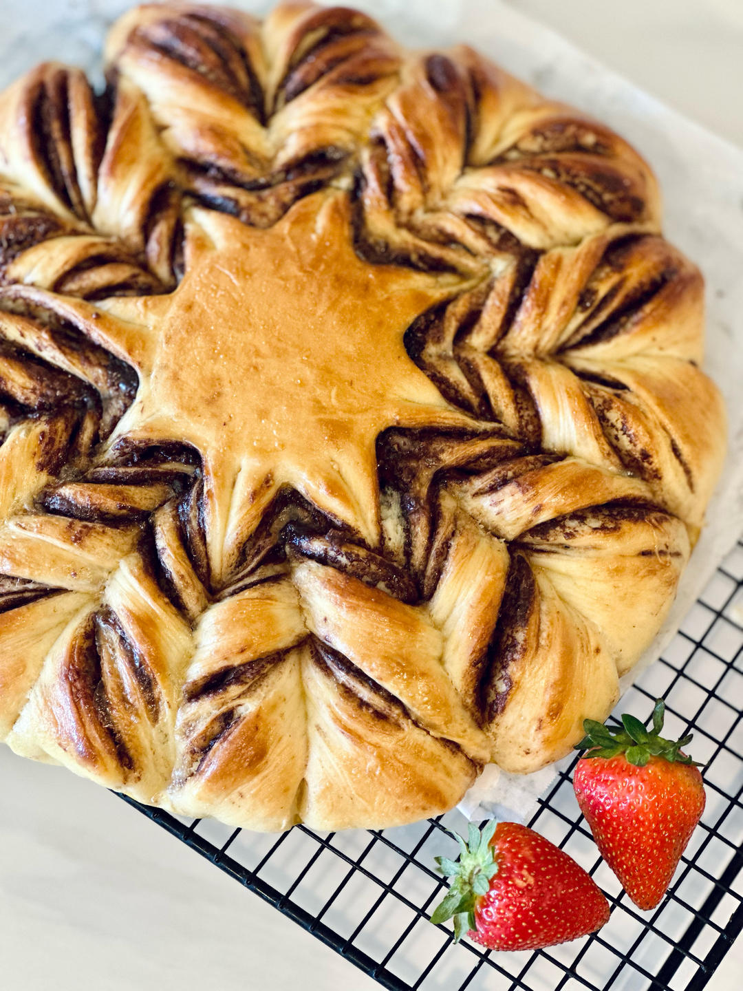 巧克力花朵面包（Nutella Star Bread）