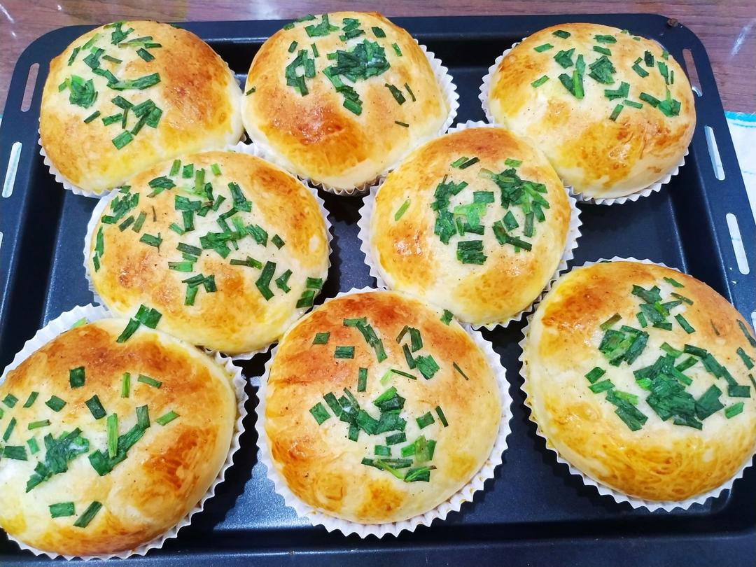 台湾面包冠军 之 香葱面包