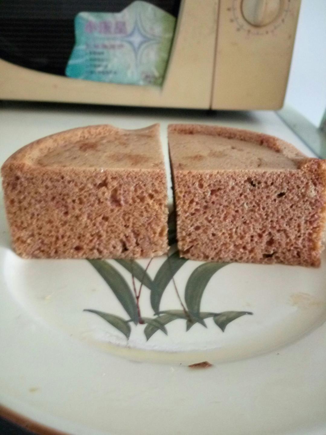 微波炉版健康马拉糕（不用泡打粉）