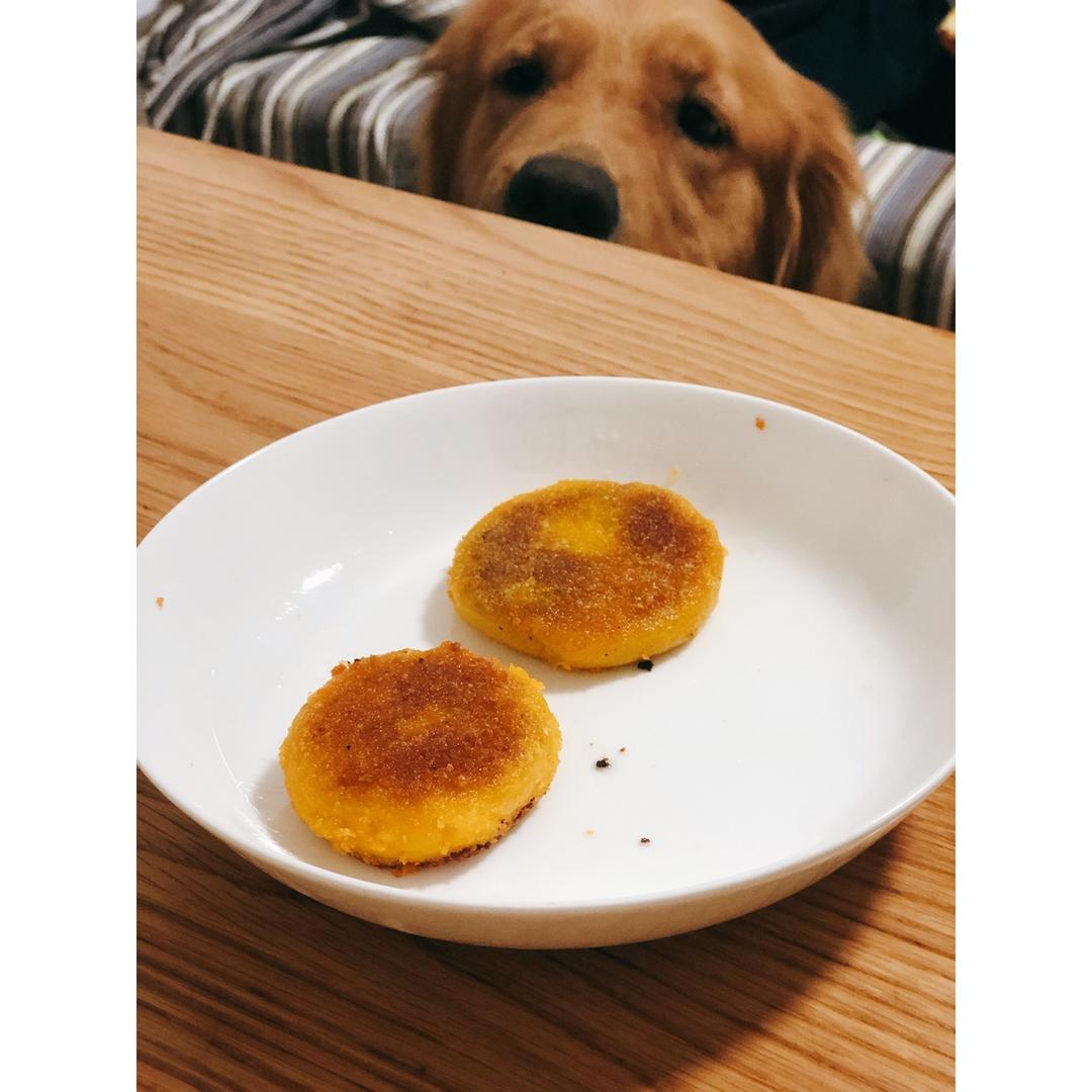 豆沙南瓜糯米饼(外酥里嫩)