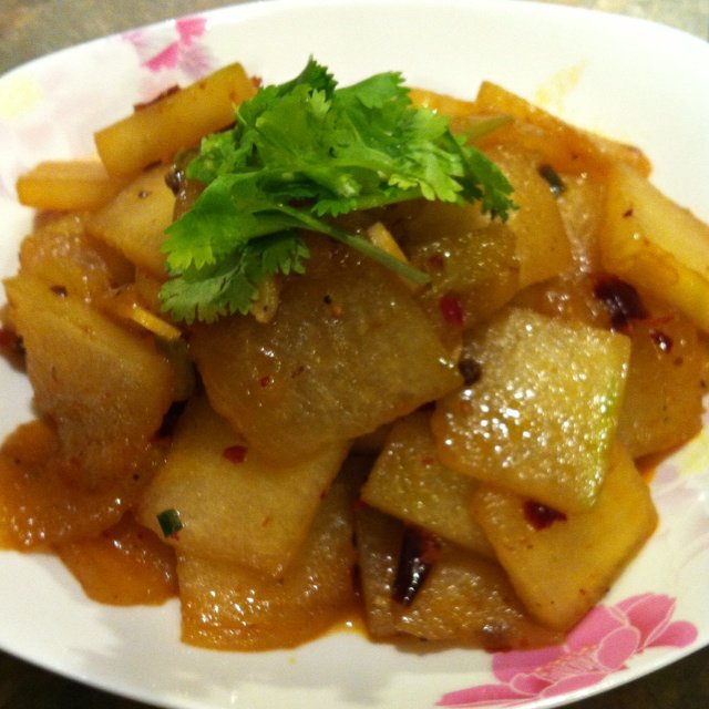 素炒冬瓜
