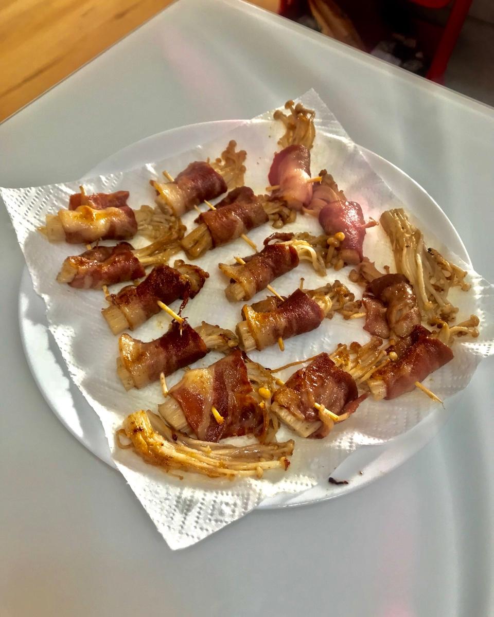 金针菇培根卷