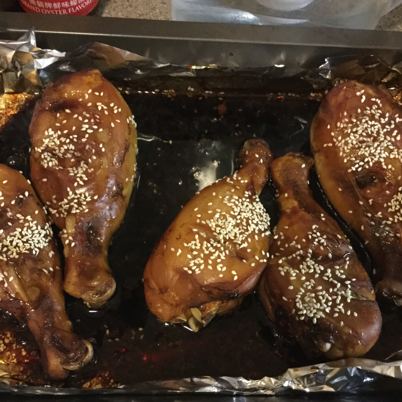 蜜汁烤鸡腿
