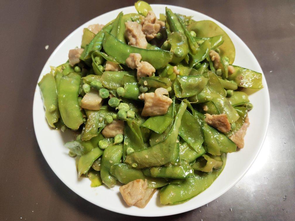 荷兰豆炒肉