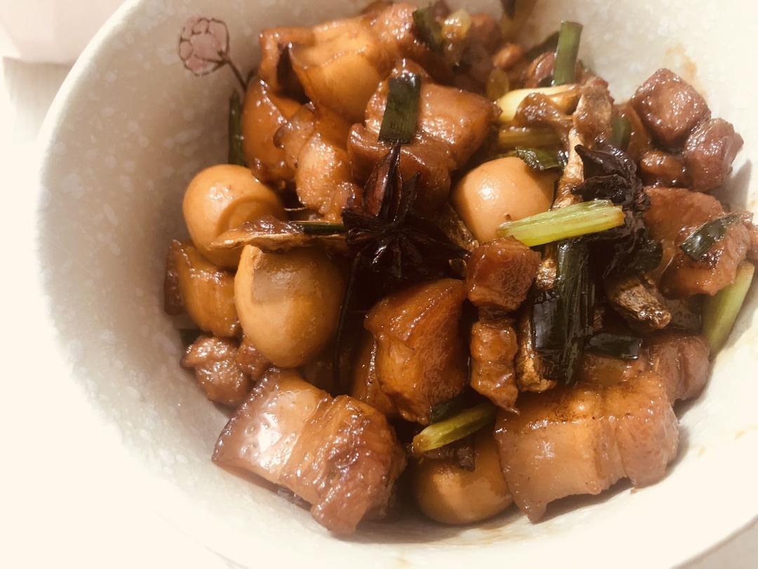 加了鹌鹑蛋后，这盘红烧肉，美味的逆天啦——鹌鹑蛋烧肉（孔瑶食谱）