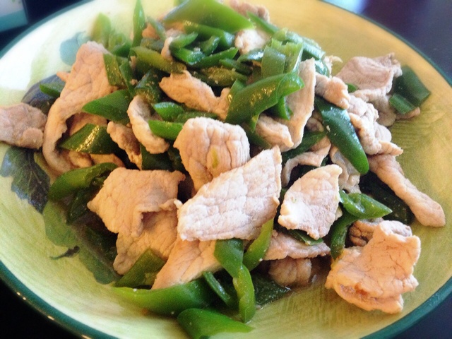 青椒肉片