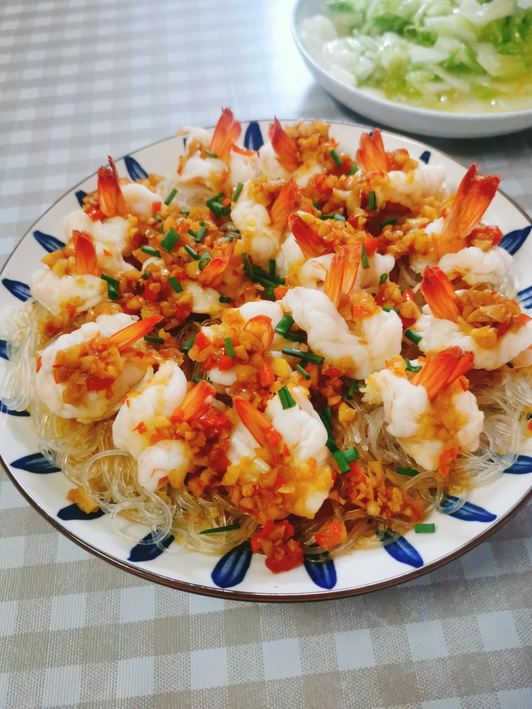 蒜蓉粉丝蒸虾