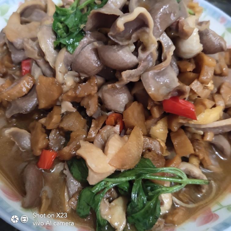 潮汕菜脯炒鸡胗