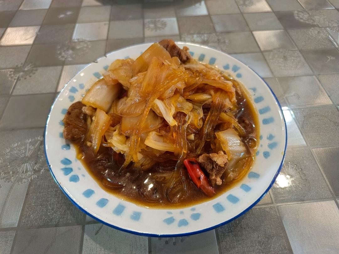 地道东北猪肉白菜炖粉条