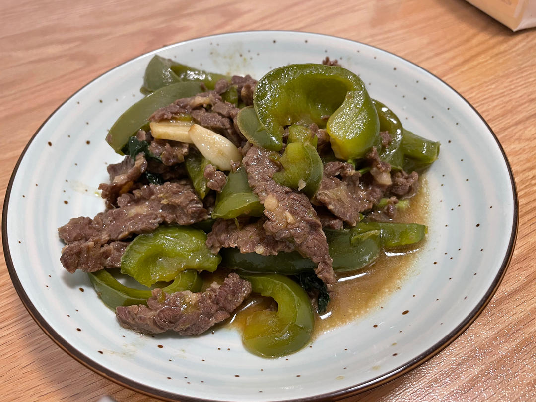青椒炒牛肉片