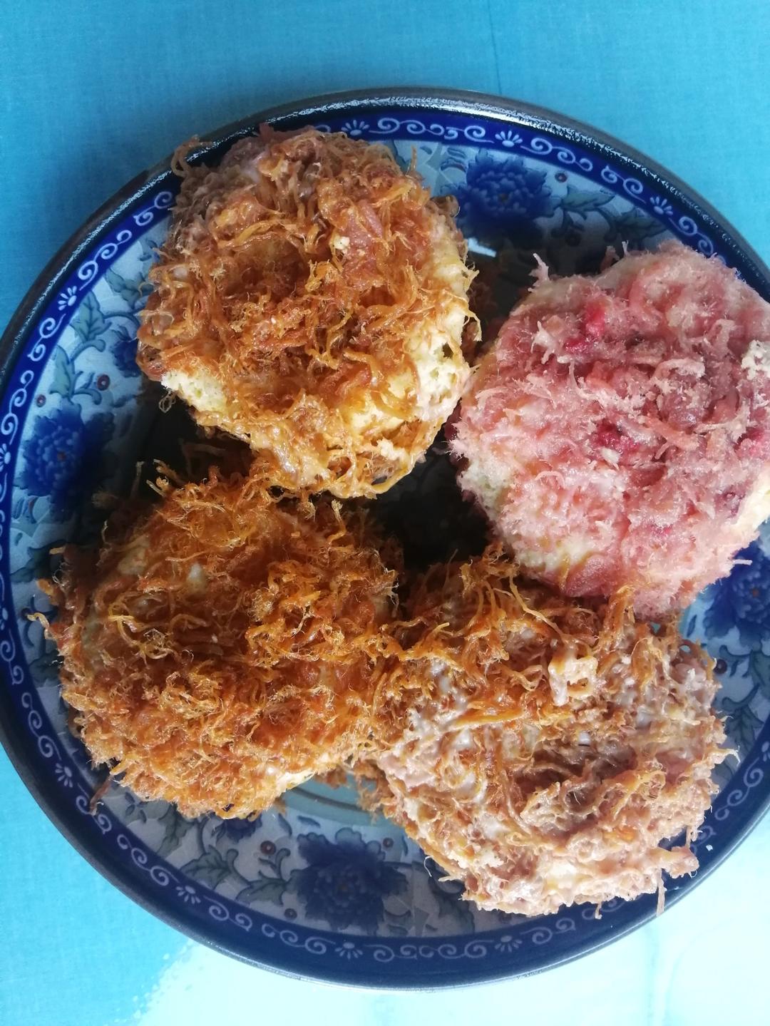 【微波炉爆浆肉松小贝】低卡keto，五分钟搞定❗️
