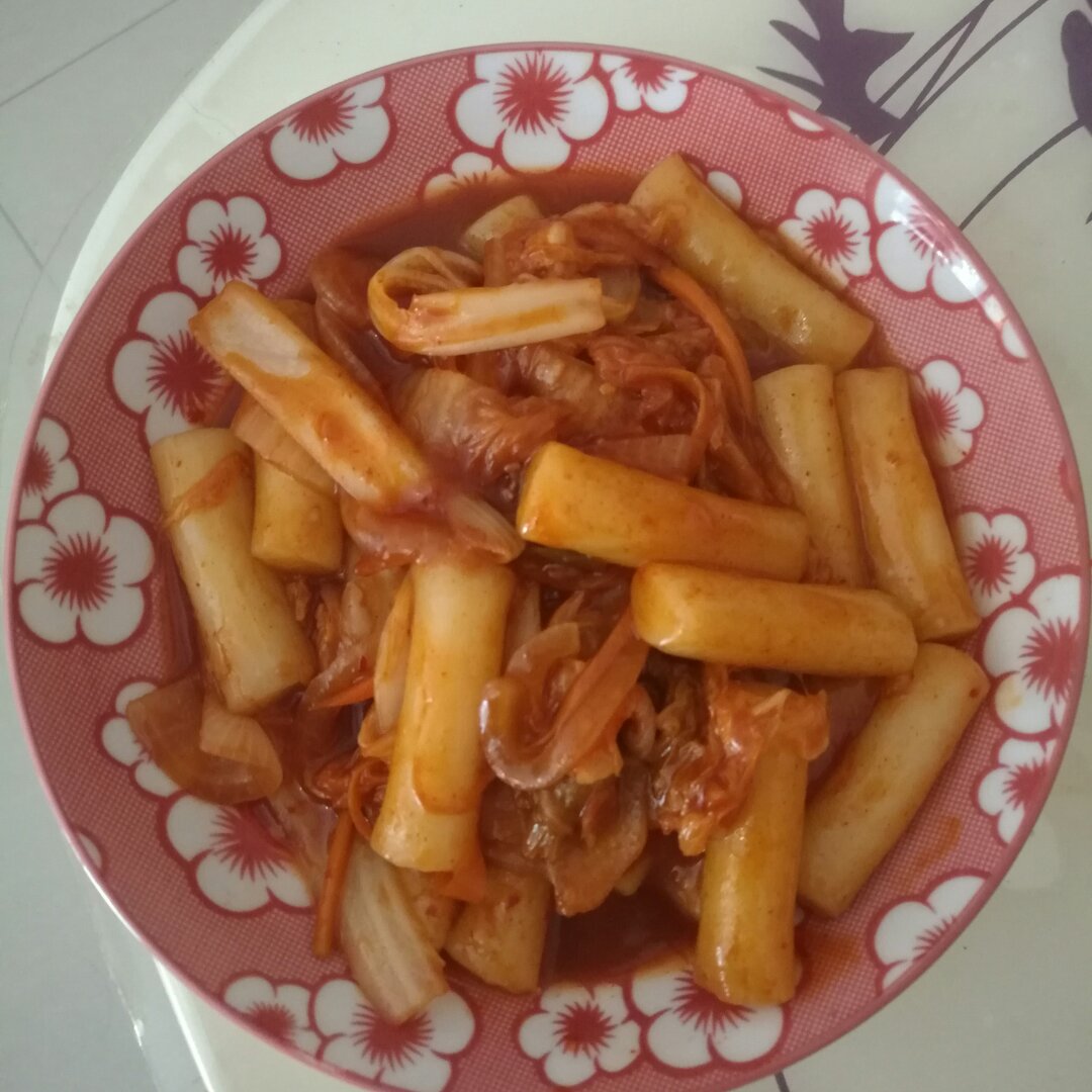 韩式辣炒年糕（or网红芝士套路之芝心年糕）