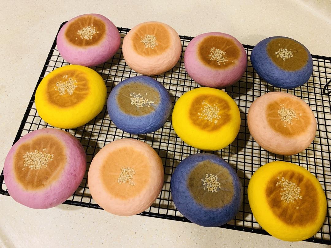 日式和风红豆包の日式香芋包