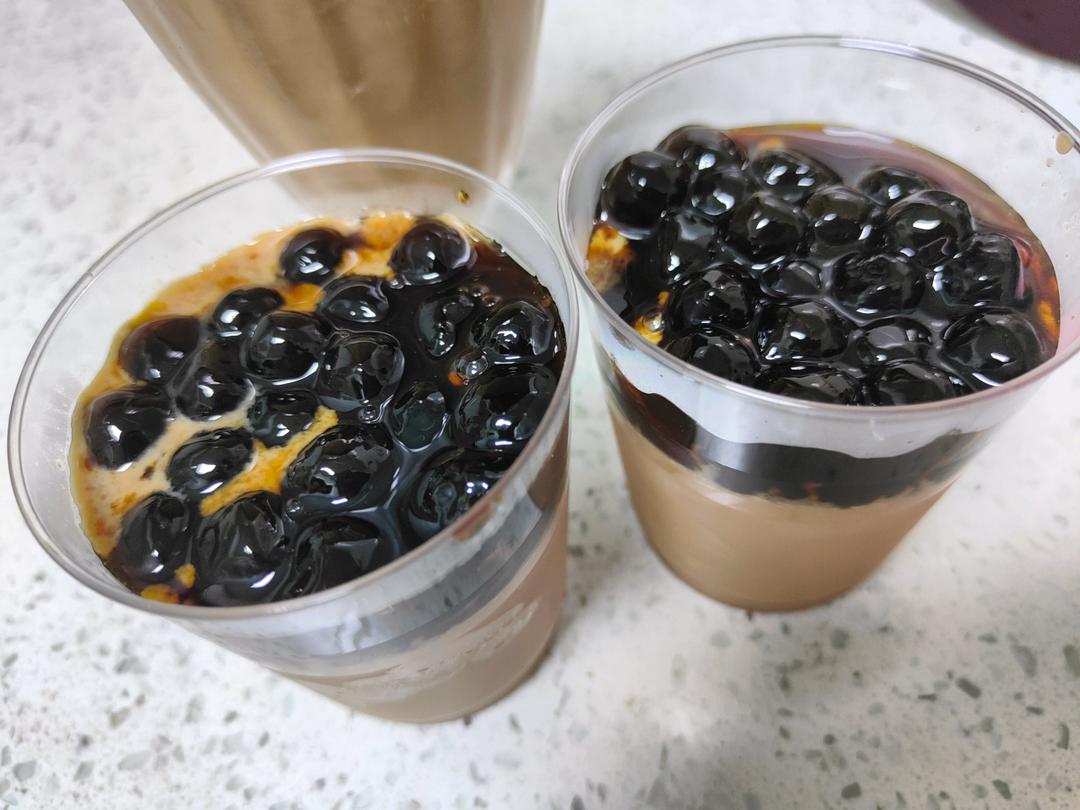 珍珠奶茶冻