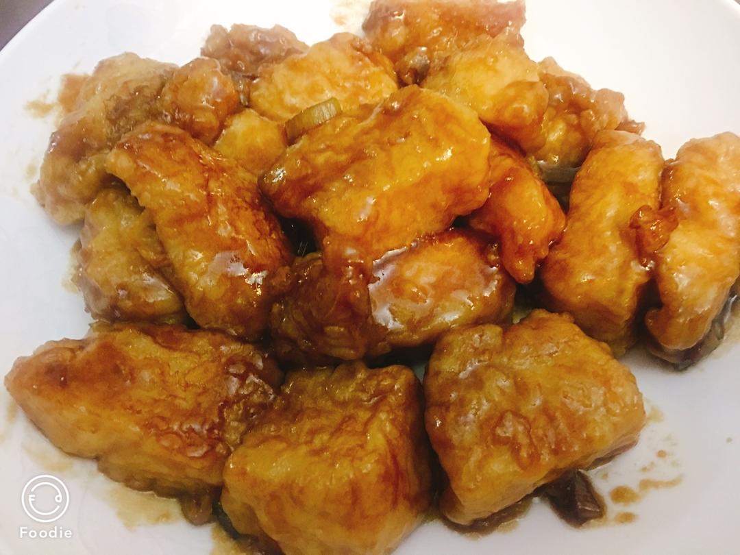 糖醋巴沙鱼(龙利鱼)