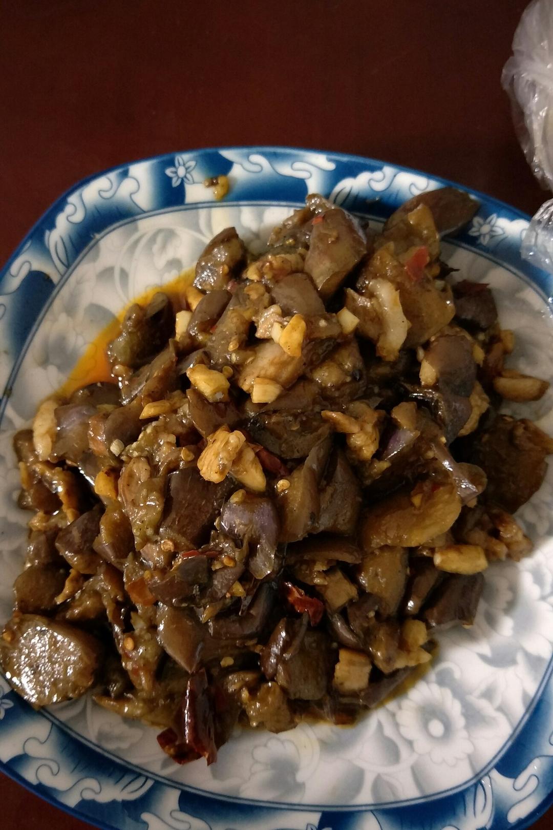 红烧肉沫茄子