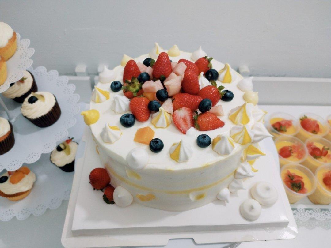 心动百香果凤梨奶油蛋糕（6寸）