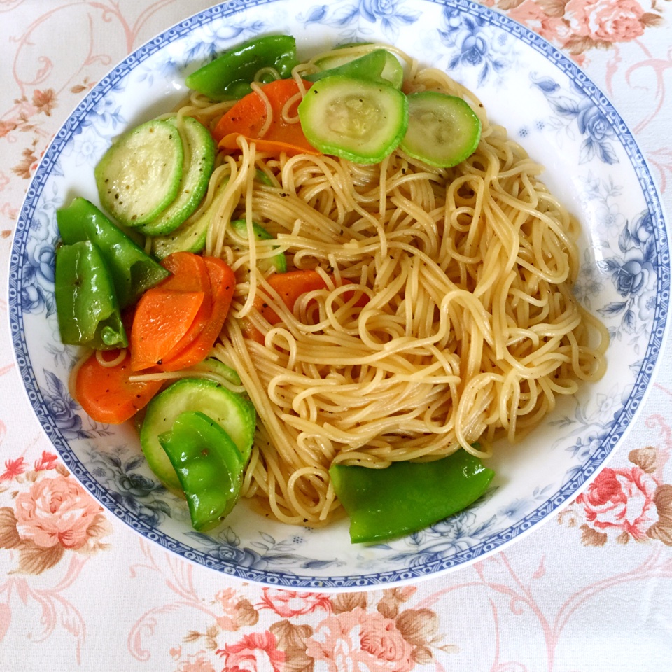 秋日杂蔬意面