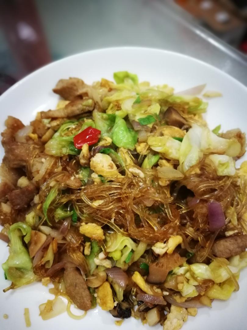 肉末炒粉丝