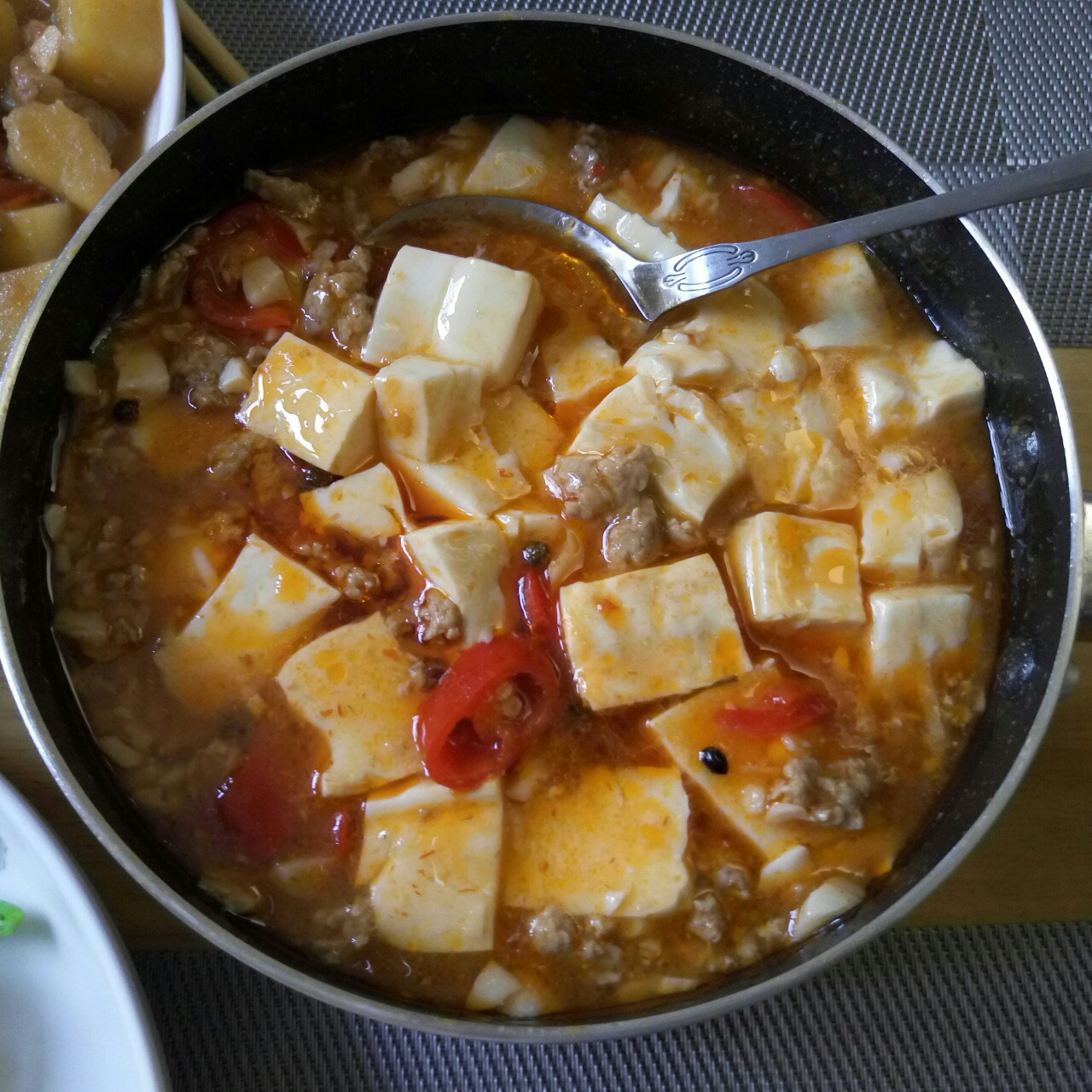 韩式肉末豆腐