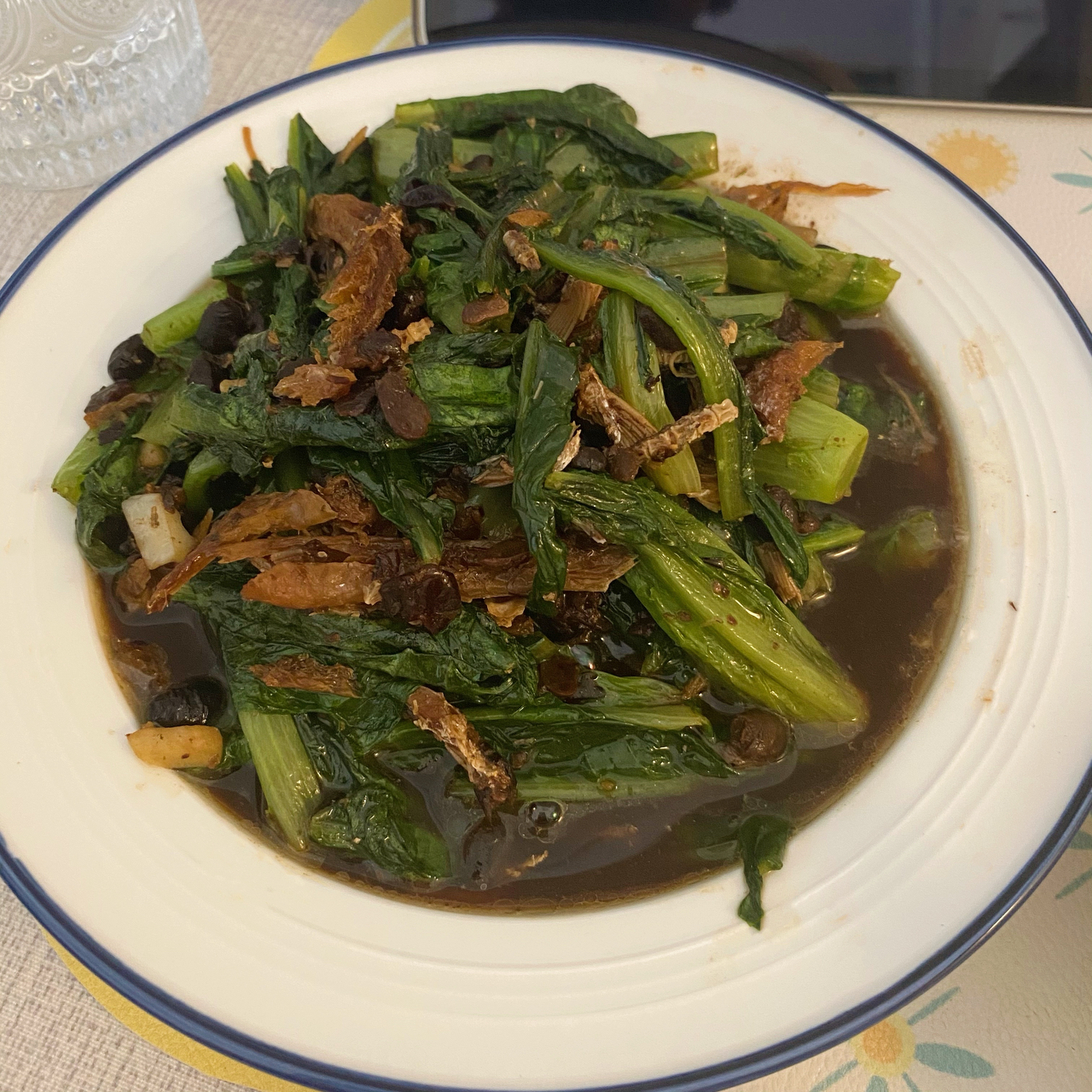 豆豉鲮鱼油麦菜