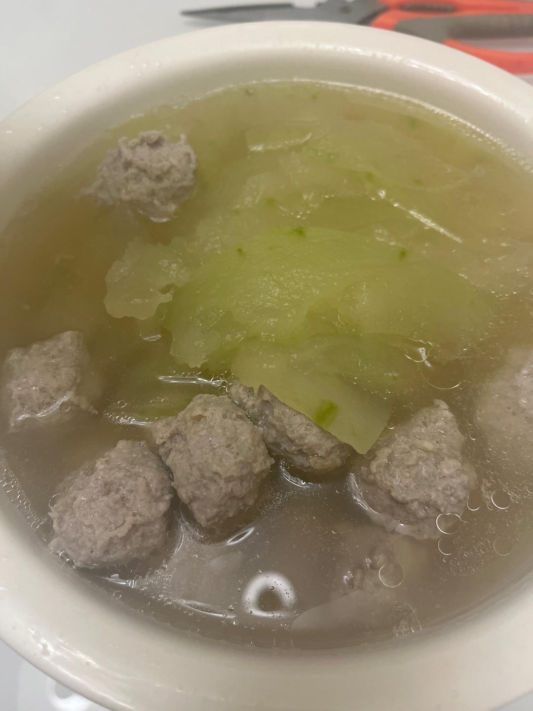 巨鲜美的冬瓜丸子汤