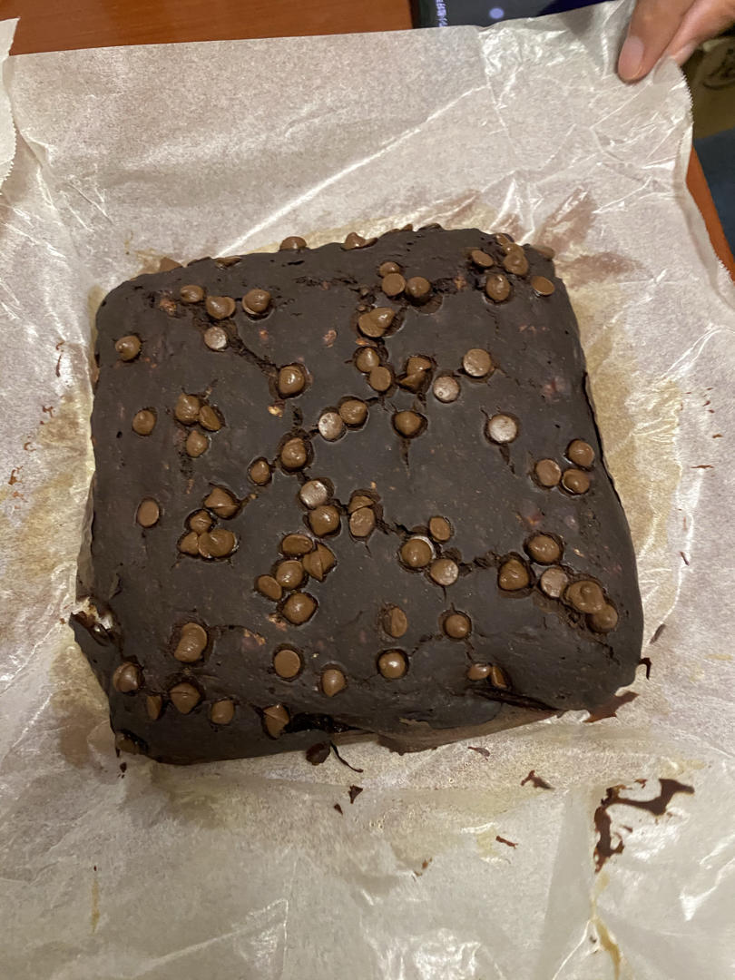 【无油无糖减脂超好吃】布朗尼蛋糕 Fudgy Brownie
