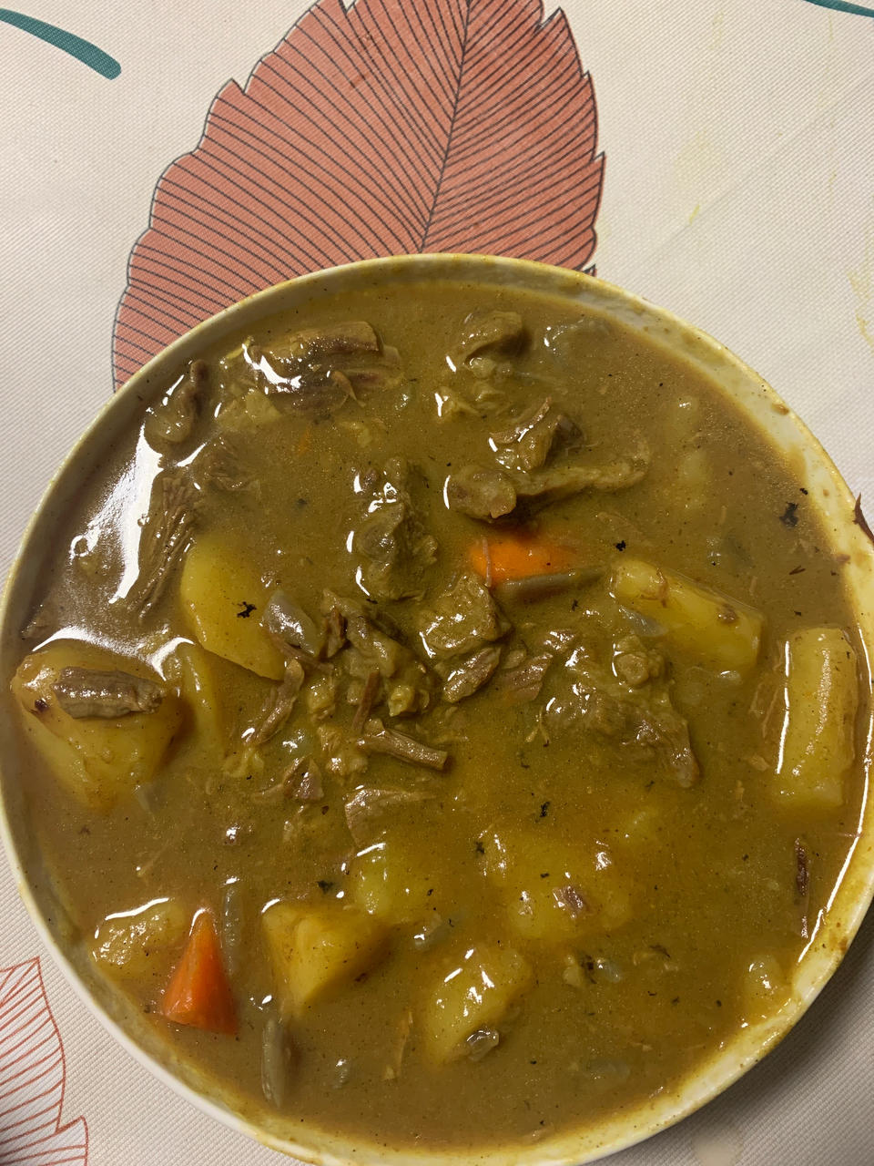 咖喱土豆炖牛腩
