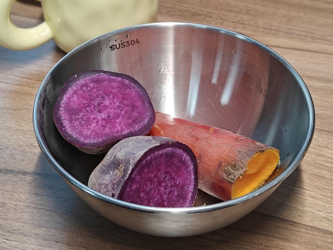 低卡主食～蒸紫薯