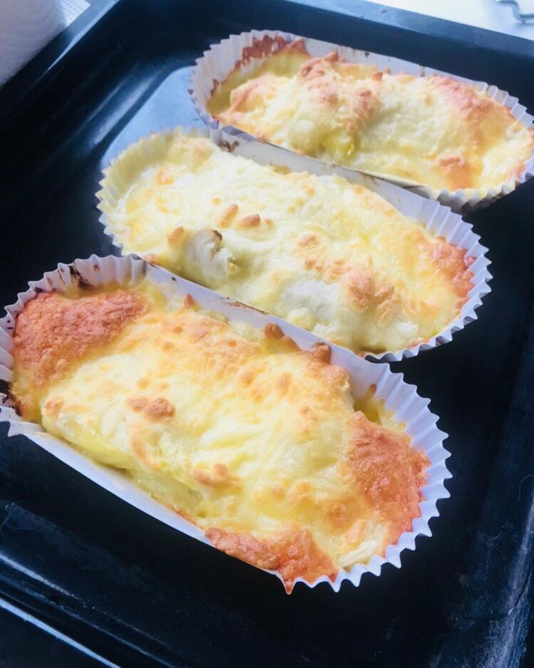 米修de味道做的芝士焗榴莲