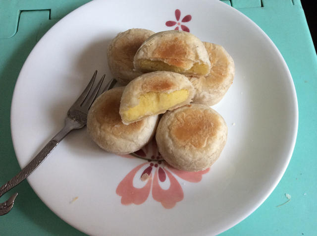 酥皮绿豆饼   酥得掉渣渣