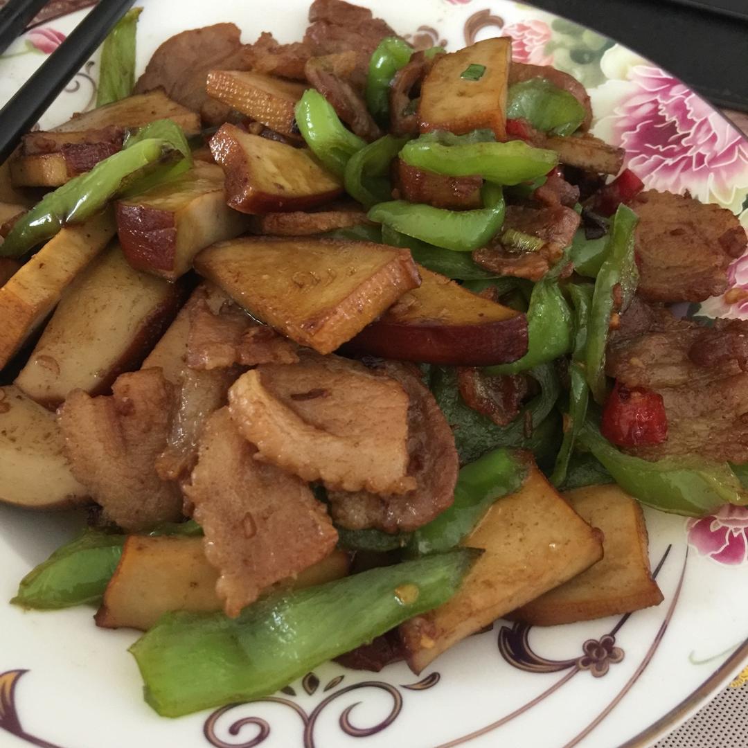 尖椒炒豆干