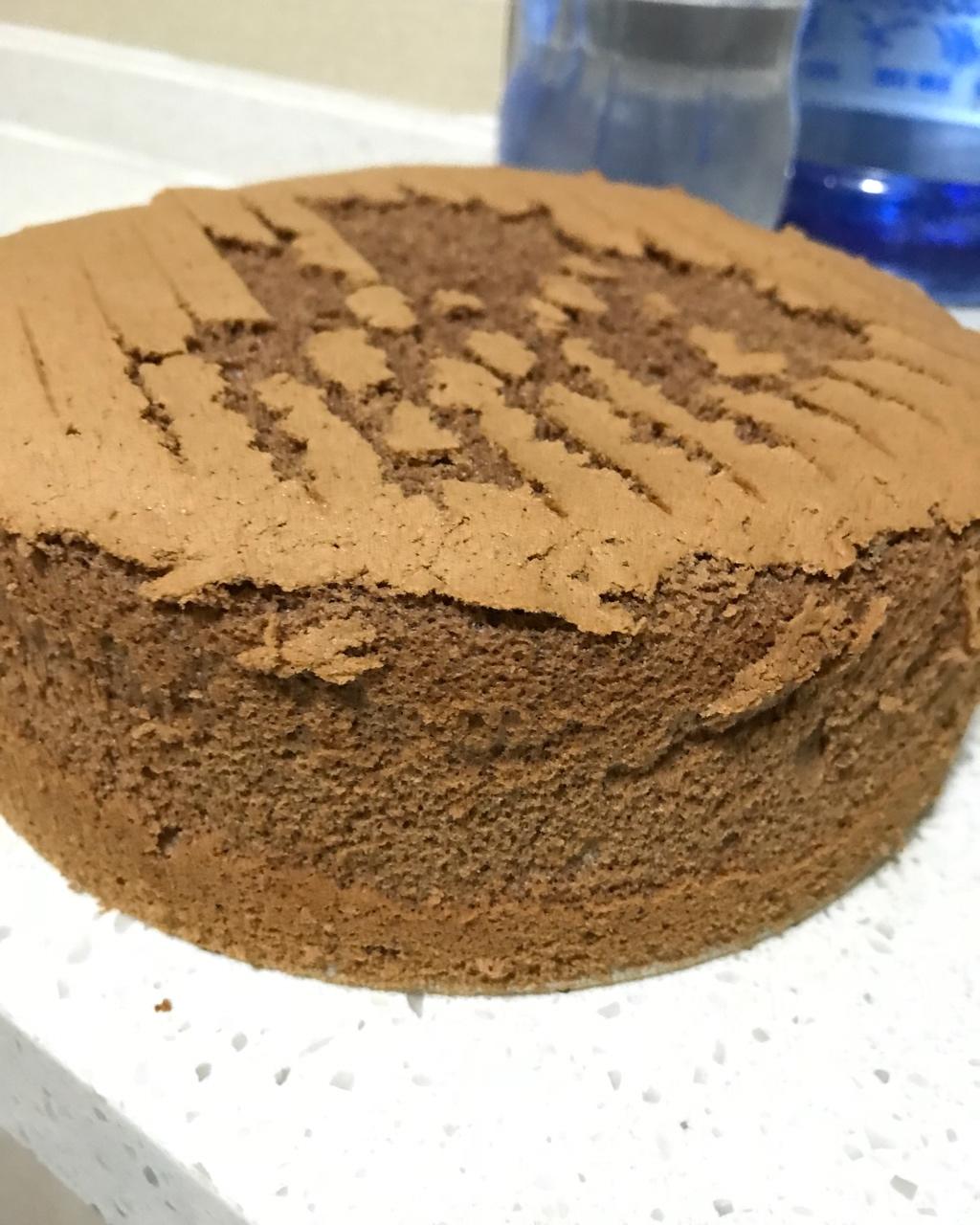 yiwa994做的八寸戚风蛋糕(生日蛋糕坯)附六寸配单