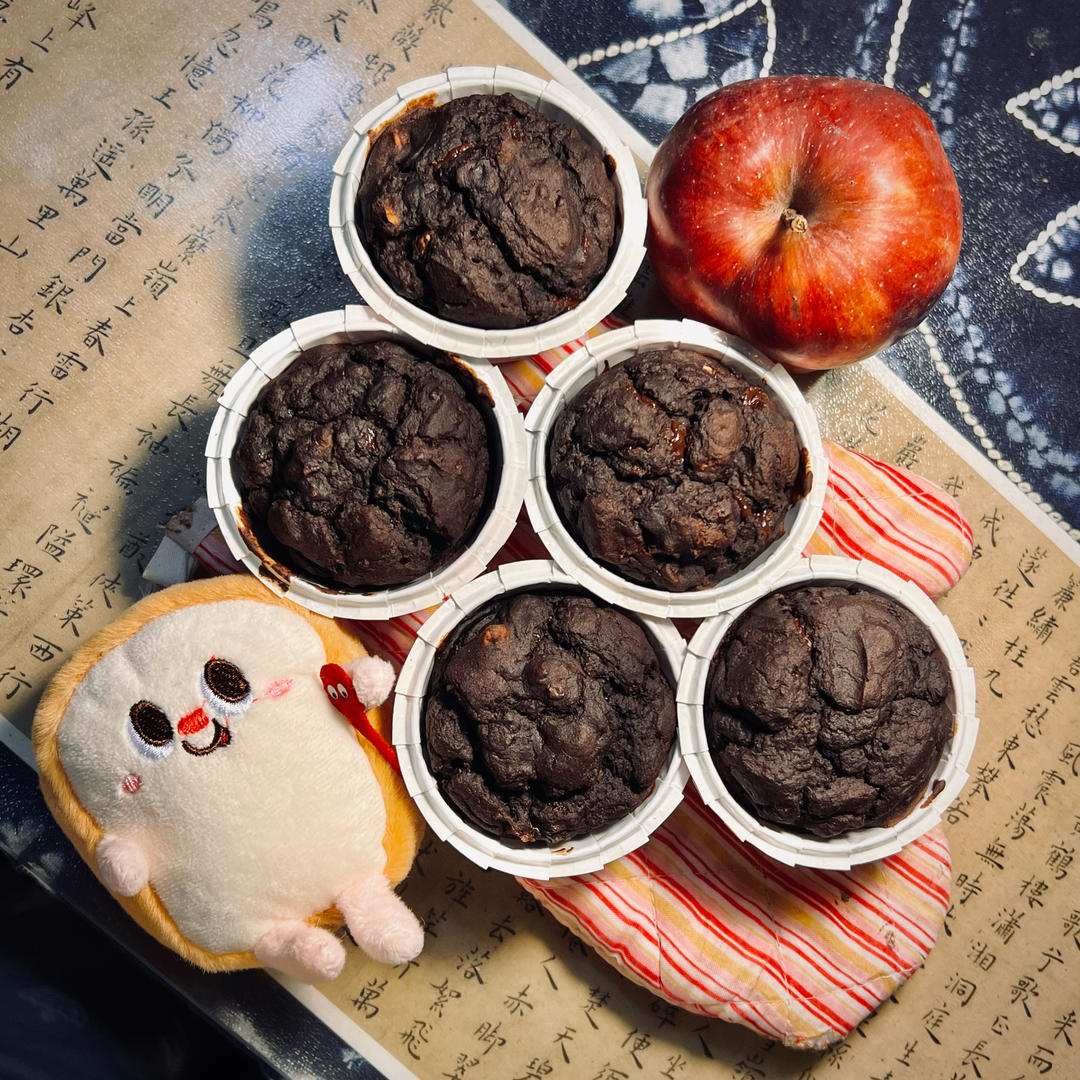 无油无糖低脂布朗尼！！整盘400多克的蛋糕热量不到500卡！！