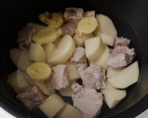 鲜美的土豆炖排骨汤的做法 步骤4
