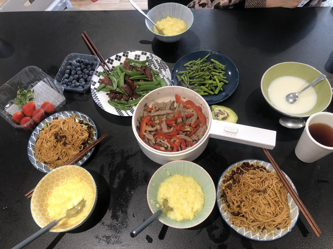 牛肉炒口蘑