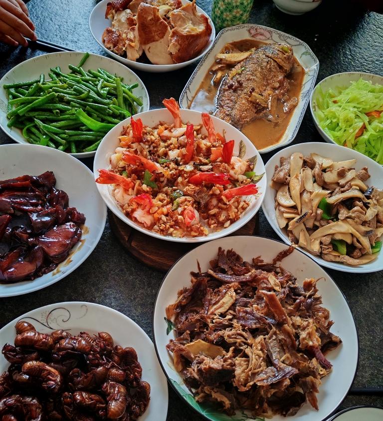 堂很恬的营养餐—甜辣酱烧虾🦐