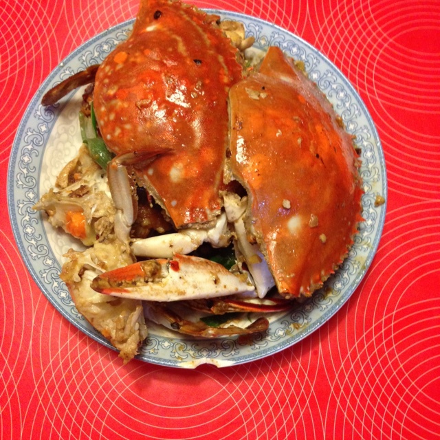葱姜炒蟹