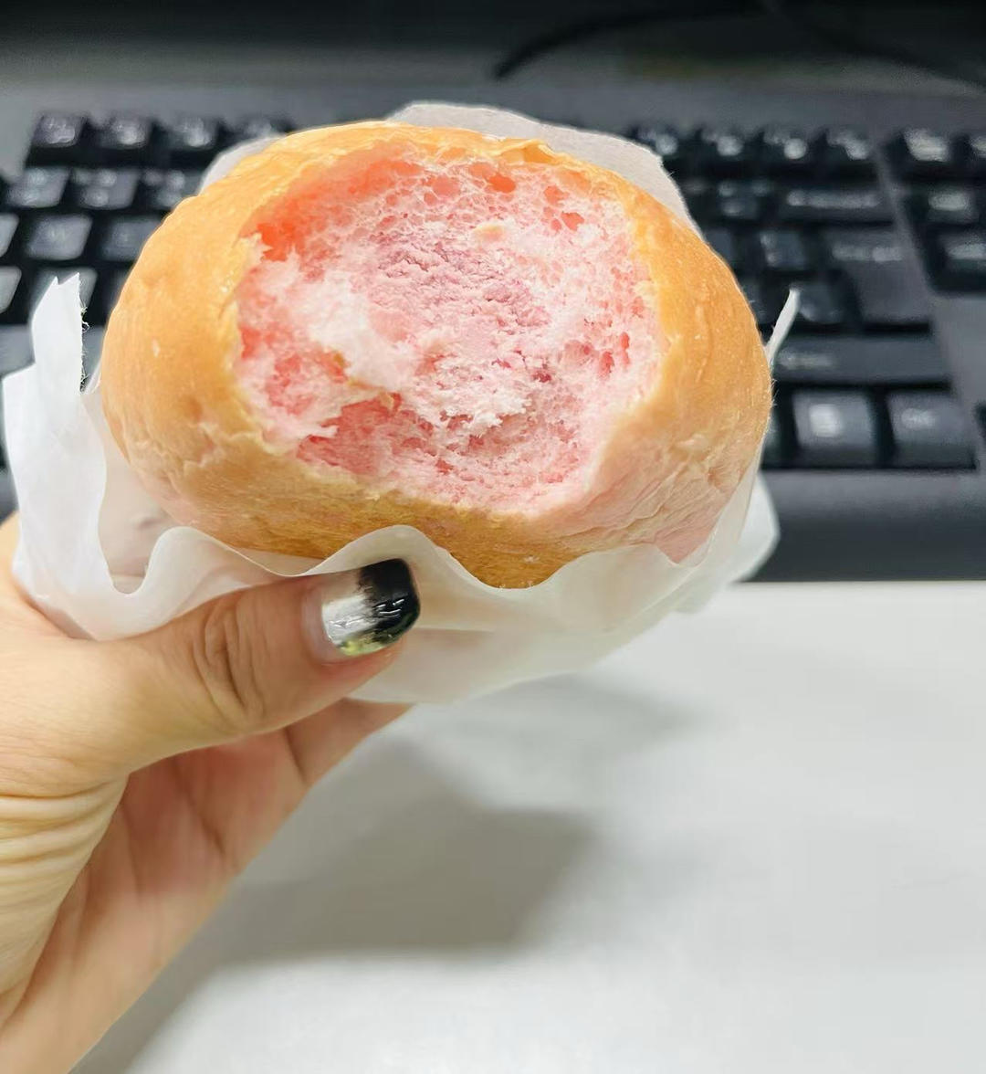 一口爆浆｜夏日必做冰面包｜蓝莓/树莓/芒果三个口味